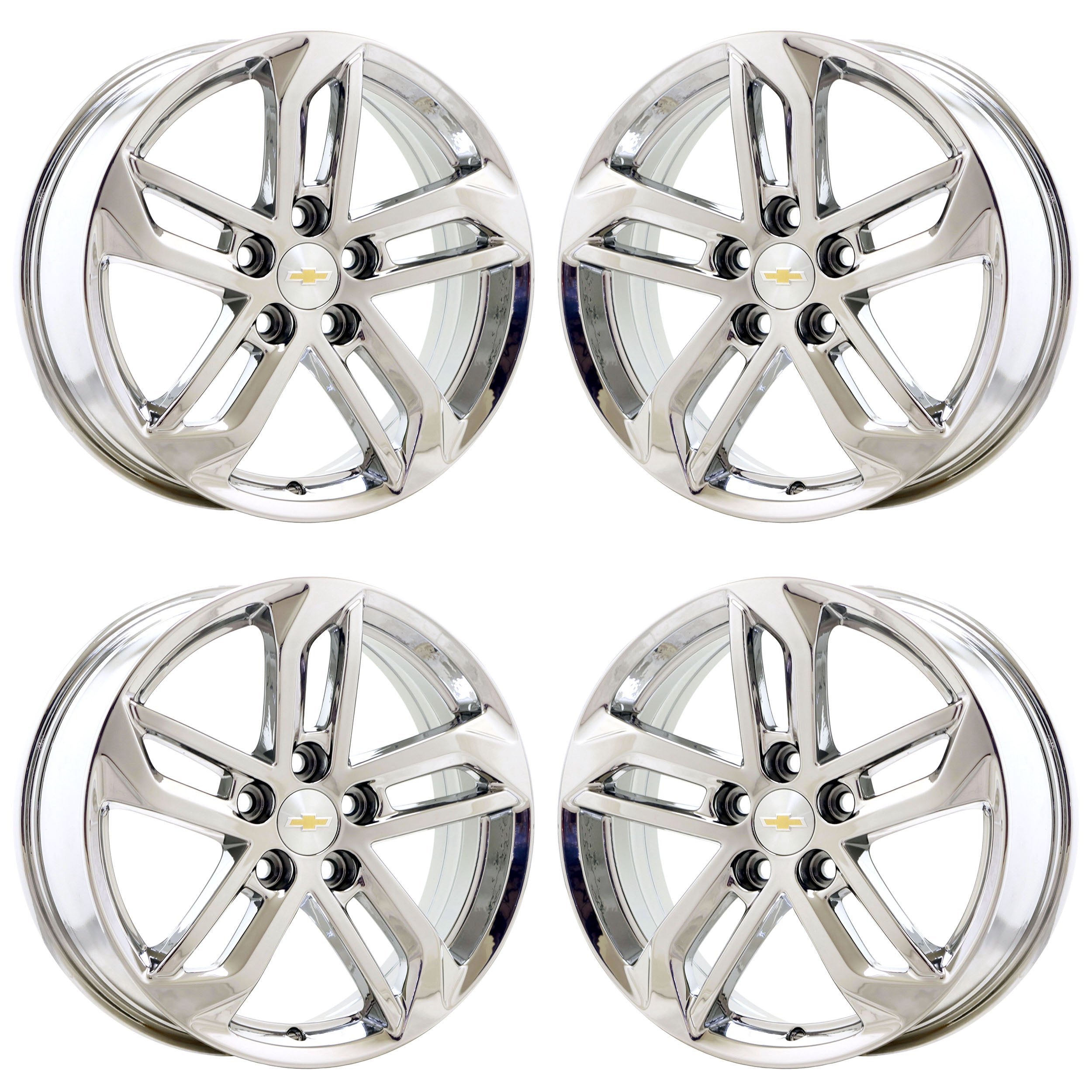 18" Chevrolet Equinox Bright Chrome wheels rims OEM set 5757